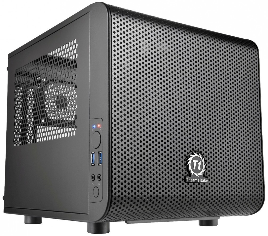Puzdro Thermaltake Core V1 Cube, čierne